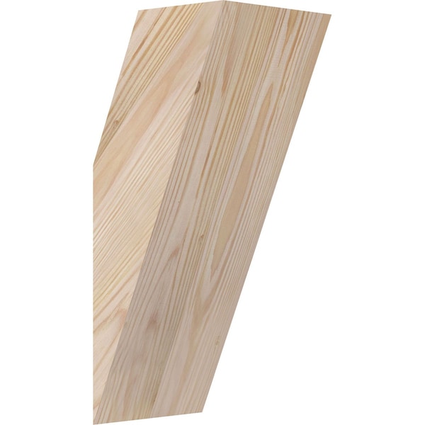 Ekena Millwork 5 1/2"W x 6"D x 14"H Traditional Smooth Knee Brace, Douglas Fir BRC06X06X14TRA00SDF - main
